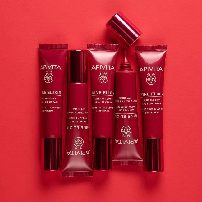 APIVITA Wine Elixir Wrinkle Lift Eye & Lip Cream - 15 ml