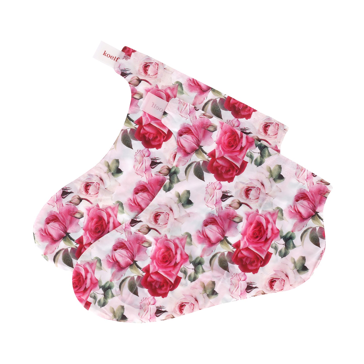 PETITFEE koelf Rose Petal Satin Foot Mask (5 pairs) - Intensive Nourishing Socks, Rose Scented Foot Repair Masks with Peptide, Collagen, Shea Butter, Foot Treatment