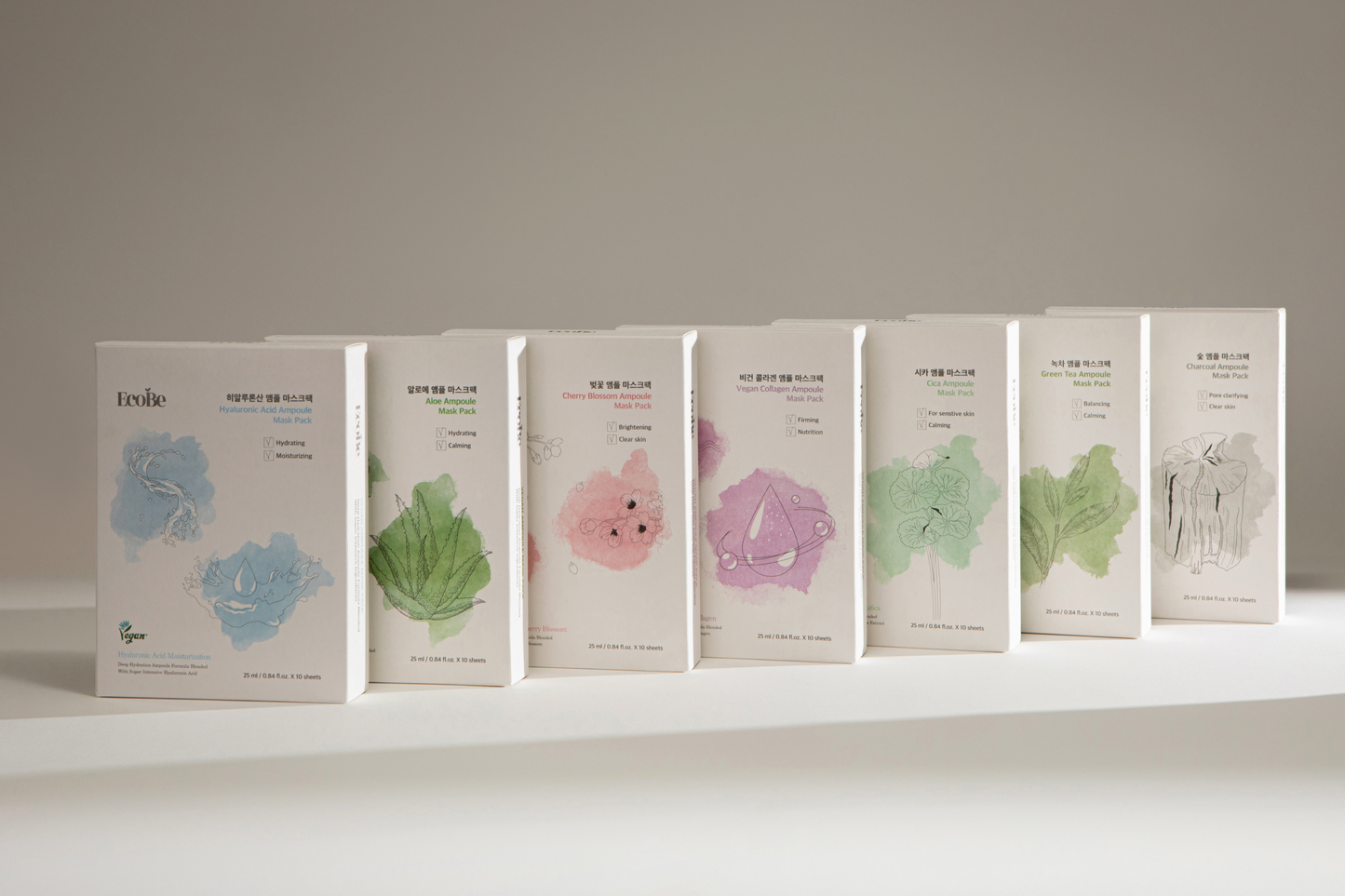 EcoBe Vegan Ampoule Mask Pack - 25 ml / 0.84 fl. oz.
