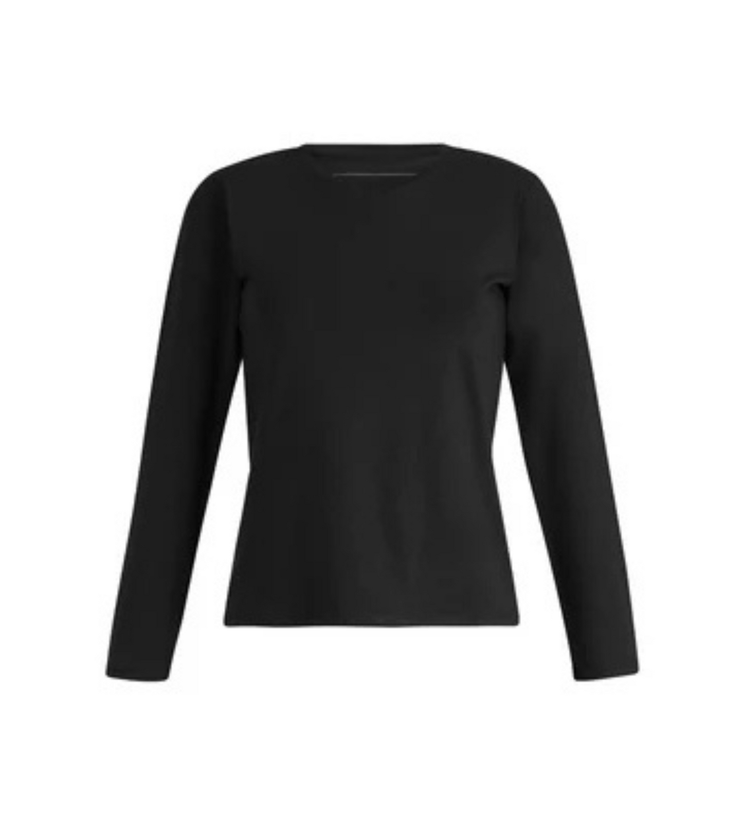 VENEVA Peruvian Pima Cotton WOMEN Luxury BONNIE T-Shirt - Long Sleeve (Crew Neck)