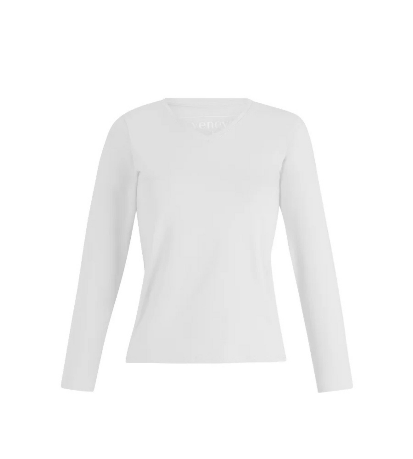 VENEVA Peruvian Pima Cotton WOMEN Luxury BONNIE T-Shirt - Long Sleeve (V Neck)