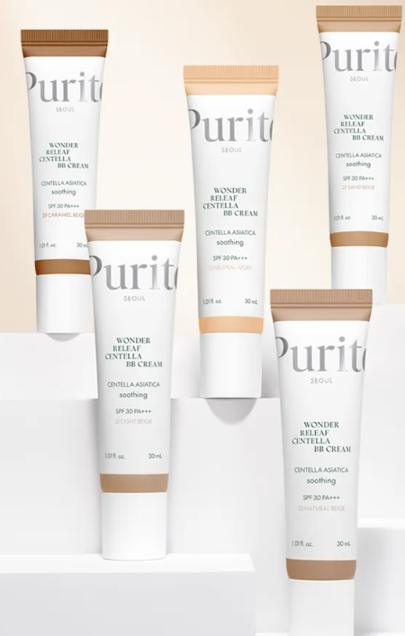 PURITO Wonder Releaf Centella BB Cream 1.01 fl.oz / 30ml